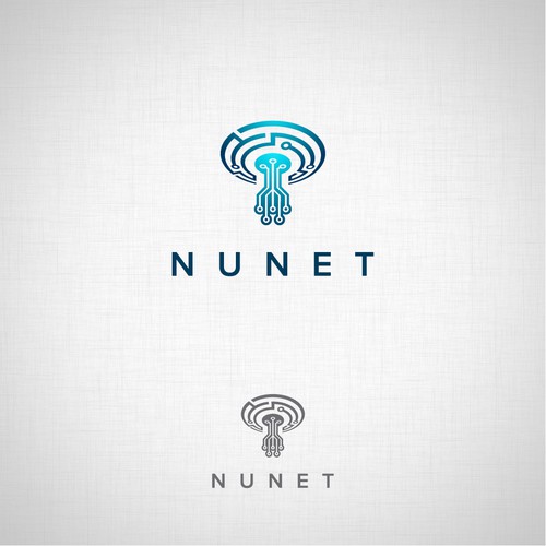 Logo design for NuNet the Primordial Soup for the Emergence of Superintelligence Design by The Last Hero™