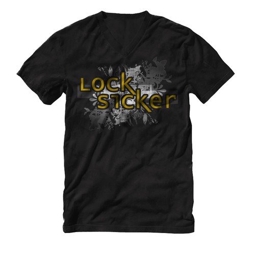 Create the next t-shirt design for Lock Sicker Réalisé par de4