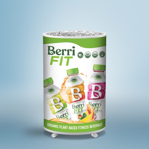 Branded Beverage Cooler Design by maxgraphic