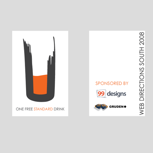 Design the Drink Cards for leading Web Conference! Design by Reghardt