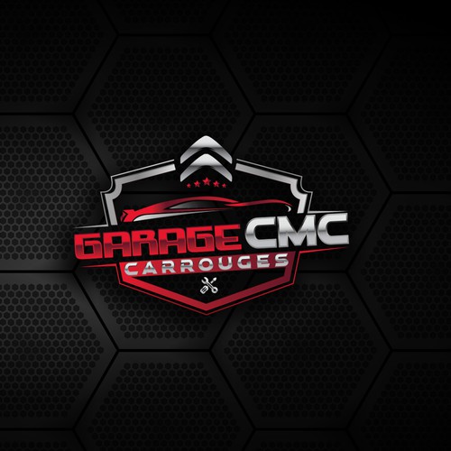 CREATION LOGO POUR GARAGE AUTOMOBILE CITROEN AVEC UN COTE FUN Design by Univers Design