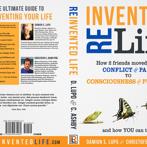 Help Reinvented Life with a new book or magazine cover Design by Nellista