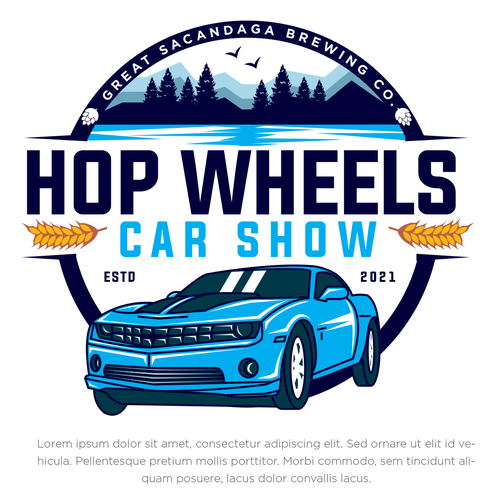 Design Colorful Car Show Logo por mitramitra