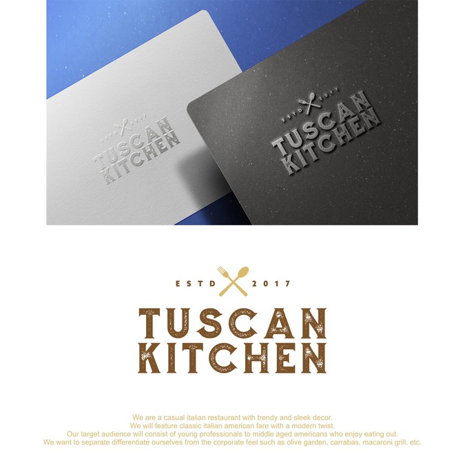 Design A Trendy Logo For A Modern Italian Restaurant Logo Design