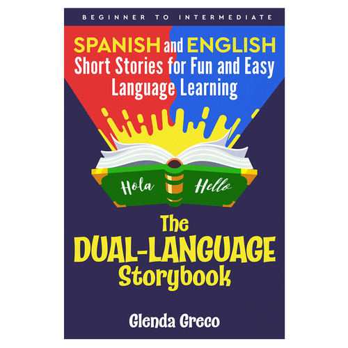 Cover for a book that teaches you Spanish with Short Stories Ontwerp door AleMiglio