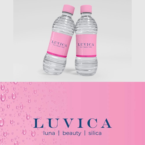 Label design for [beauty mineral water] for women Design by Mamun's_Creation