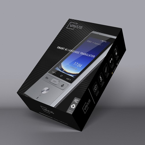 Design a great package for a Language Translator device Ontwerp door diviart