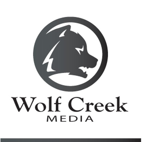Wolf Creek Media Logo - $150 Réalisé par vanderpoel design