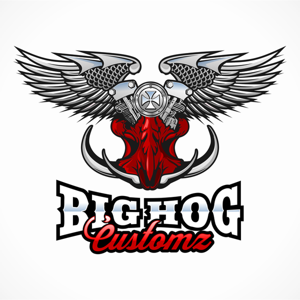 Design realizzato da IDEOLOGO CONCEPT intitolato "Create a custom Boar skull logo with wings for a biker owned company"