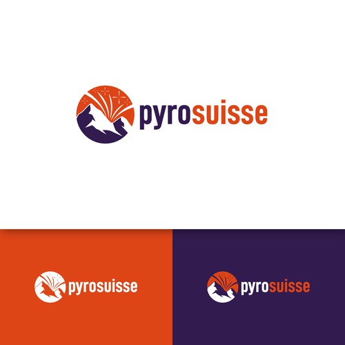 "Fireworks online shop Pyrosuisse" winning Logo design