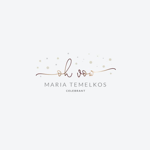 A logo for a private marriage celebrancy service