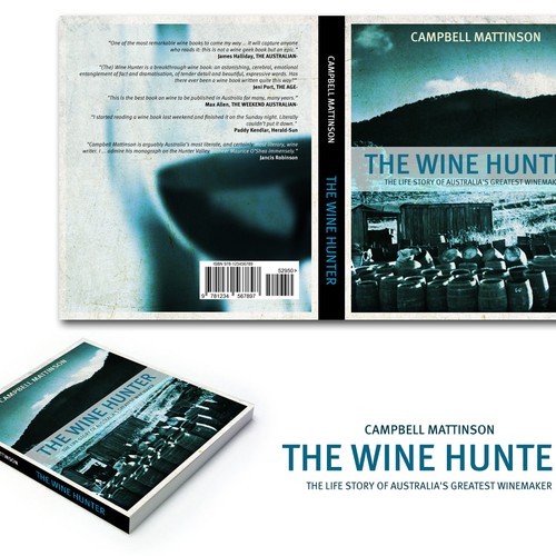 Book Cover -- The Wine Hunter Ontwerp door BJ.NG