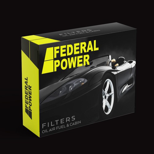Designs | FEDERAL POWER FILTERS | Product packaging contest