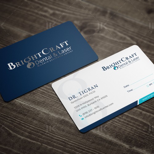 IK_DesignsさんのModern Dental and Medical SPA business cardデザイン