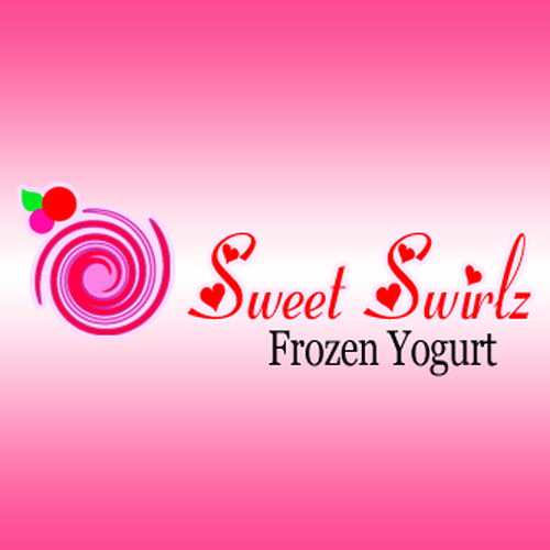 Frozen Yogurt Shop Logo Réalisé par Erum_N