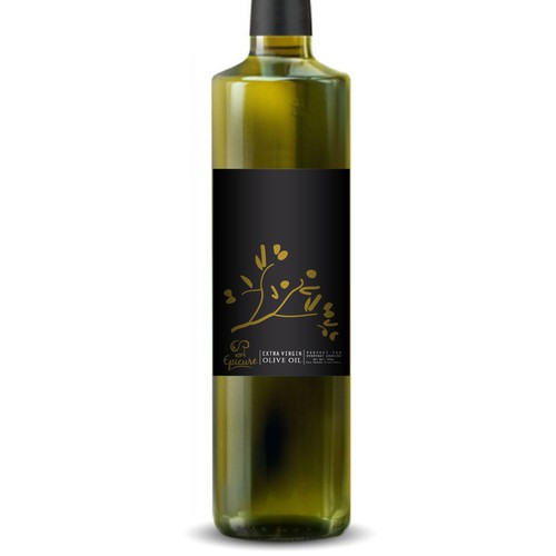 Epicure Olive Oil label Design Design by Dragan Jovic