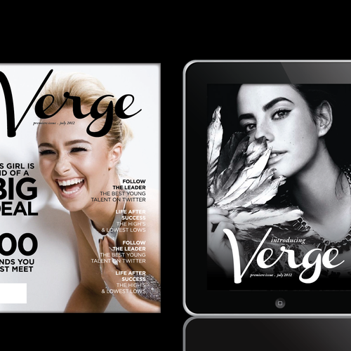 LOGO for new web magazine - VERGE Design by ThatJohnD