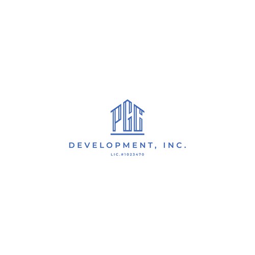 Logo for high end home builder/construction. Design by thetamlika®