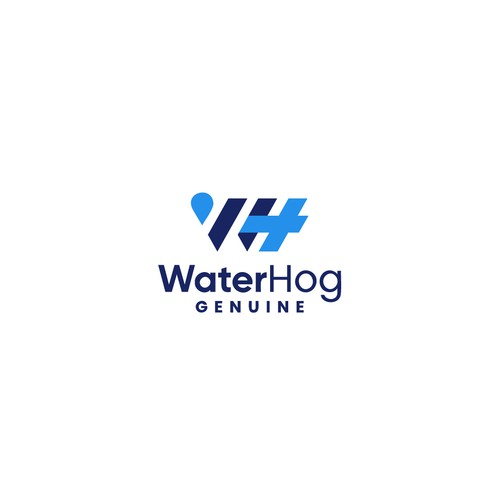 WaterHog Logo Design by _barna
