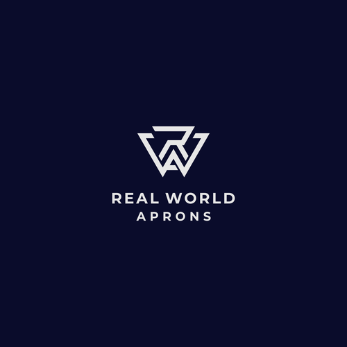 Real World Aprons Logo Design by BolongArt