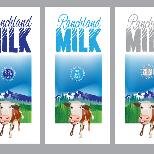 Create the Package for a New Major Milk Brand in China Design by Designus
