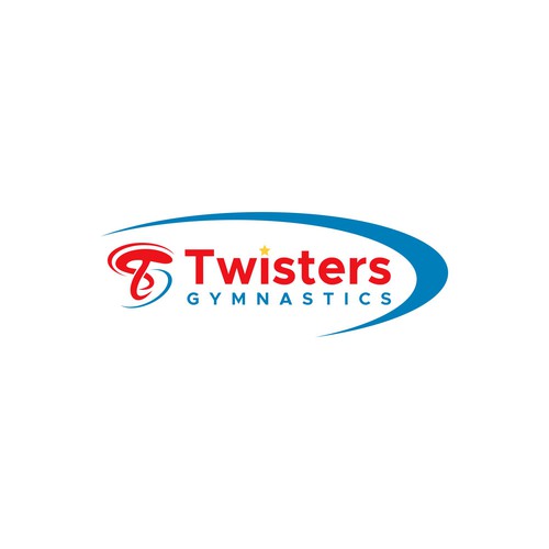 Twister Gymnastics Logo Rebrand - Modern, Exciting, Clean Logo Update for Kids Gymnastics Facility Design by ekhodgm