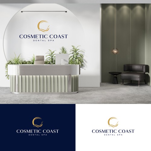 Design old money aesthetic for boutique cosmetic dental office located on the coast on NC Design by Ely!