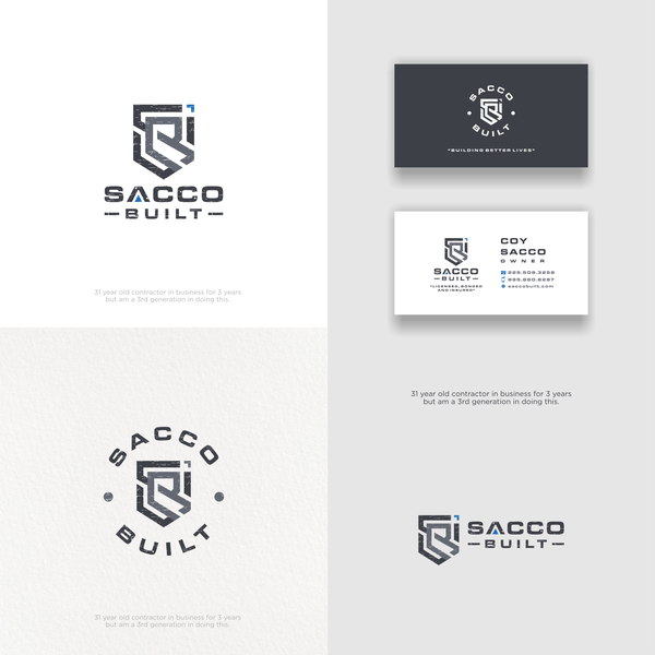 Design realizzato da gazhia intitolato "We need timeless and cutting edge Professional Contractor branding"