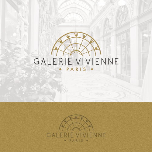 Refonte logo galerie Vivienne Design by -HL-