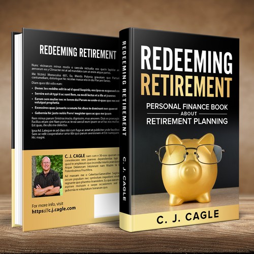 Redeeming Retirement Book Cover Design-ontwerp door Sam Art Studio