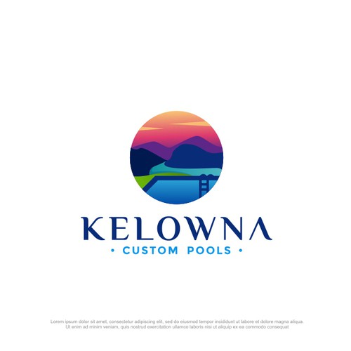 Kelowna Custom Pools Design by MagsArt