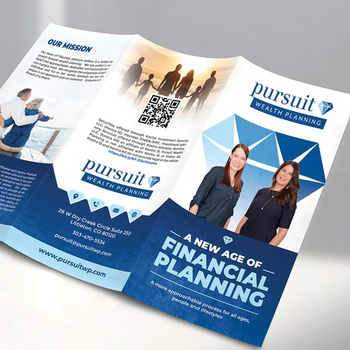 Financial Planning Brochure Design by Alphabet ♥