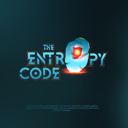 "What is the meaning of Life? Are we mere simulations?" Find Out! MOVIE TITLE CARD for "The Entropy Code" Design by MINTZ ®