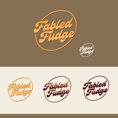 Logo for Gourmet Fudge and associated foods Design by Med!