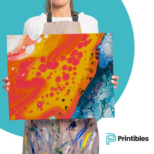 Stylish Logo for New Wall Art  Brand - Multi-Vendor Printable Art Design by Oreodaddy™