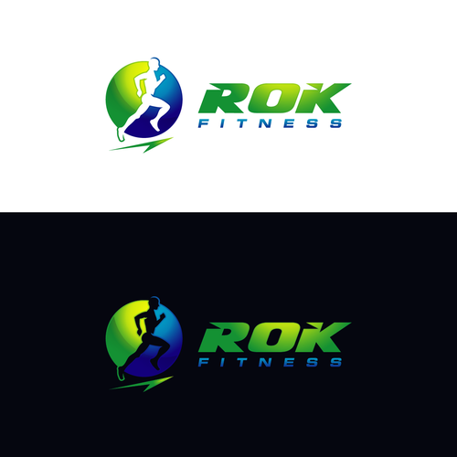 We need a powerful, eye-catching logo for our group fitness business Diseño de ryART