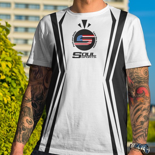 Create a graphic, hip, edgy tshirt design for badass endurance