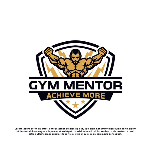 Gym Mentor - LOGO Design by HENDMADE DESIGN