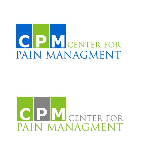 Center for Pain Management logo design デザイン by firewind