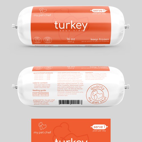 Premium Fresh Dog Food-ontwerp door Totoya