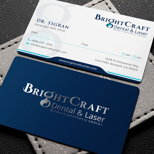 IK_DesignsさんのModern Dental and Medical SPA business cardデザイン