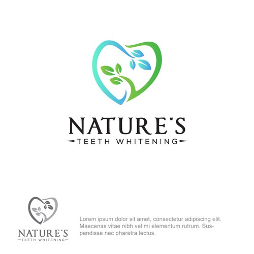 Nature's Teeth Whitening - Needs a Natural Company Logo Design by hasnagraphics