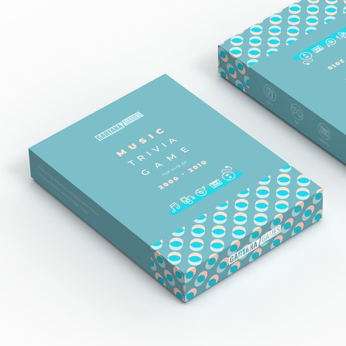 Create a packaging design for a music trivia game Design by Inmyde