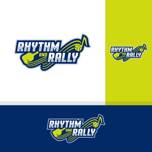 Music Meets Pickleball! Cool, musical logo for sports facility Design by rzaltf