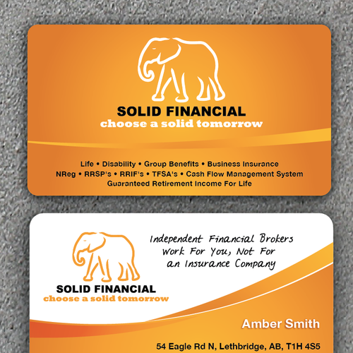 New stationery wanted for SOLID FINANCIAL Diseño de pecas™