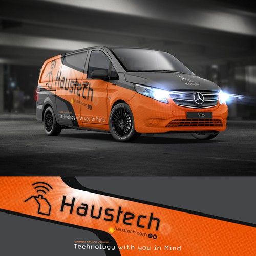 Haustech Mercedes Metris Wrap Design by corpNL