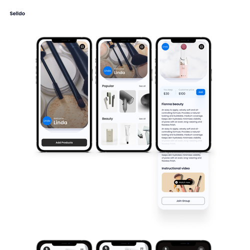 Ultra Minimalistic Ecommerce App Design by Badiii