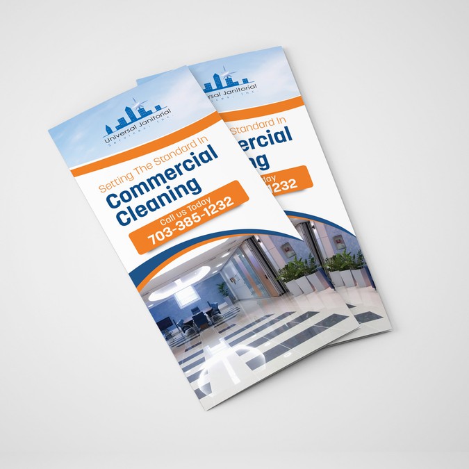 Brochure for an established commercial cleaning business Brochure contest
