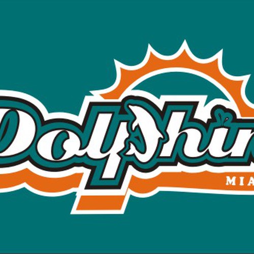 99designs community contest: Help the Miami Dolphins NFL team re-design its logo! Design von SoulFire Creative Co.