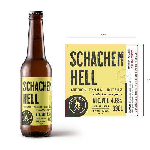 Microbrauerei: Bierflasche sucht Etikettendesign Design by Krasi Miletieva